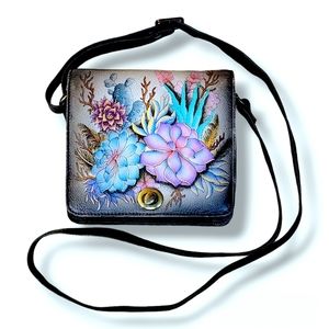 Anuschka leather crossbody